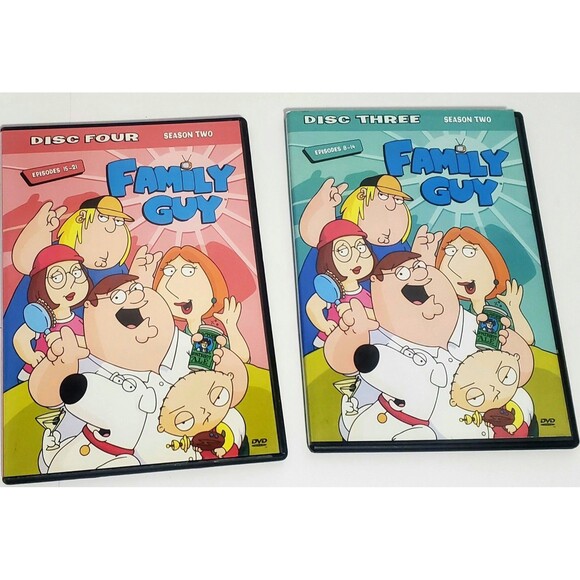 amily Guy Seasons 1–3 DVD Lot | Classic Animated Comedy | Tested & Working - Picture 4 of 12